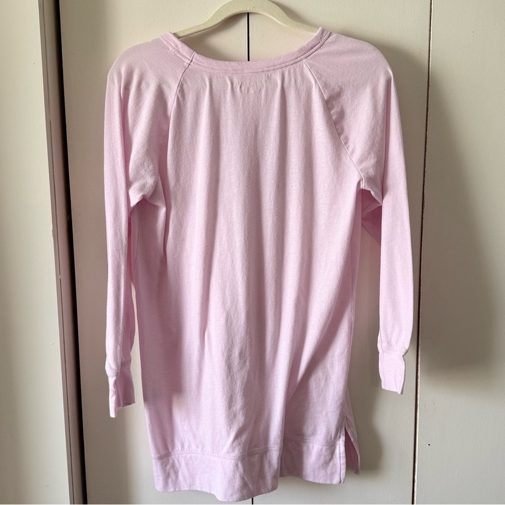 Victoria's Secret Angel Light Pink Pajama Shirt Dress Nightie - Picture 6 of 7